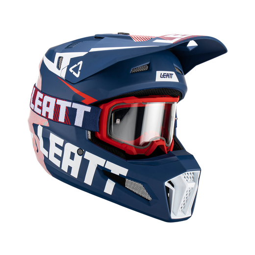 Мотошлем Leatt Moto 3.5 Helmet Kit (Royal, XL, 2023 (1023011104)) pitbikemarket.ru
