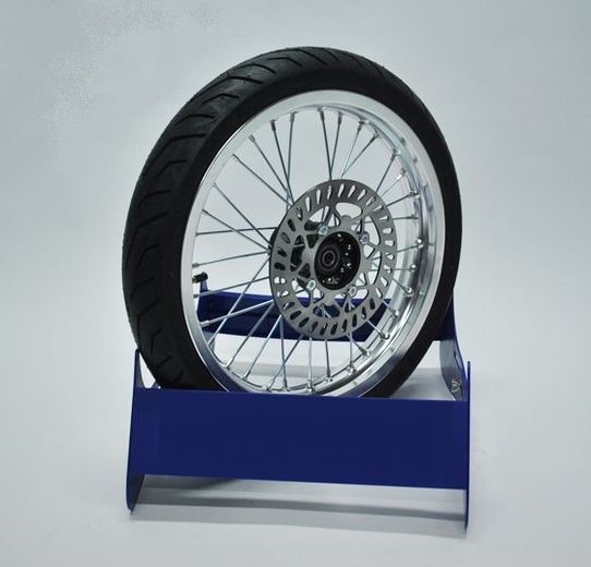 Колесо 17" переднее в сборе (диск стальной + покрышка  кросс) KAYO pitbikemarket.ru