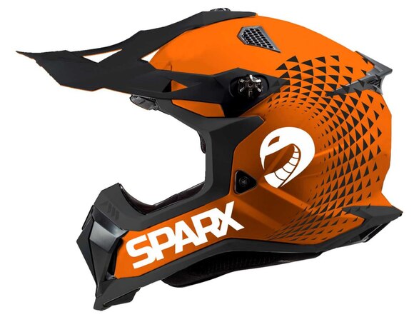Шлем эндуро SPARX Raptor (JH-601) (оранжево-черный, M) pitbikemarket.ru