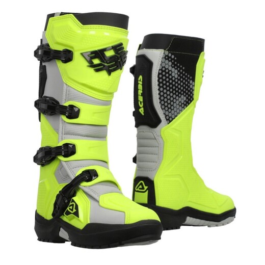 Мотоботы кроссовые Acerbis ARTIGLIO Fluo Yellow/White, (р.43) pitbikemarket.ru