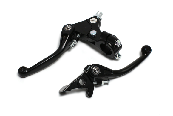 Рычаг сцепл.+тормоза складные черные pitbikemarket.ru